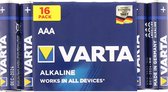 VARTA Batterijen AAA  LR03 1.5V Alkaline 16 PACK