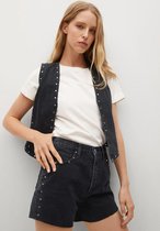 Mango Broek Denim Shorts Met Studs 17052019 Tn Dames Maat - W32