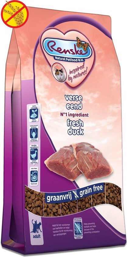 Renske Super Premium Kat Adult Eend 1,5 kg