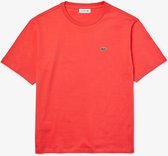 Lacoste Dames T-shirt - Energy Red - Maat 42