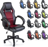 E-Sports - Game stoel - Ergonomisch  -Bureaustoel - Verstelbaar- Racing - Gaming Chair - Zwart / Bordreaux