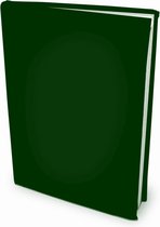 Rekbare boekenkaften A4 - Groen - 6 stuks