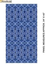 Paula Nadelstern, Artful Snowflake, New wings Blue/Multi.  Paneel 60 cm x 121 cm