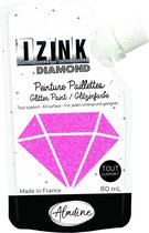 Aladine Izink Diamond glitter paint, hot pink