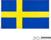 Jumada's Zweedse Vlag - Flag of Sweden - Vlag Zweden - Vlaggen - Polyester - 150 x 90 cm