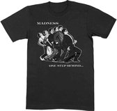 Madness Heren Tshirt -2XL- One Step Beyond Zwart