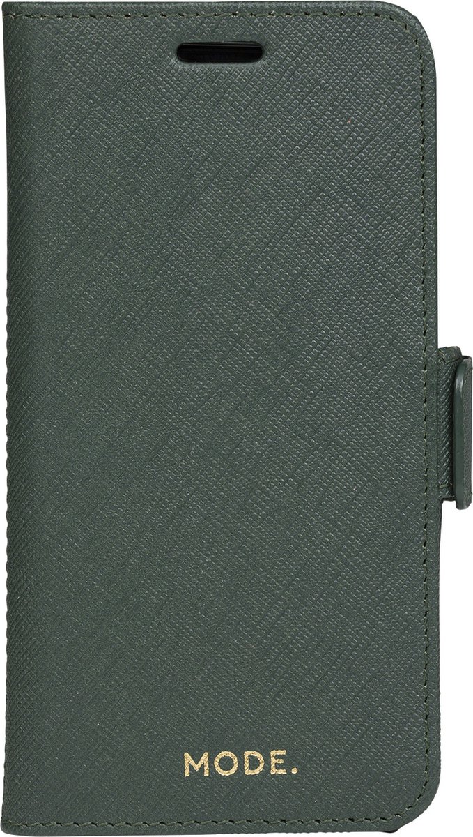 iPhone 11 Pro Bookcase hoesje - dbramante1928 - Effen Donkergroen - Leer