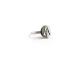 Alfabetix - Zilveren Letter Ring - A - 16,5mm