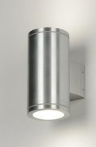 Lumidora Wandlamp 71537 - 2 Lichts - GU10 - Aluminium - Metaal - Buitenlamp - Badkamerlamp - IP54