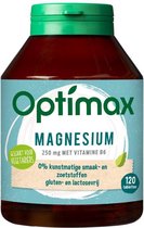 Optimax Magnesium 250 mg + Vit.B6 120 tabletten