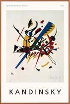 JUNIQE - Poster met kunststof lijst Kandinsky - Small Worlds -30x45