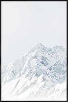 JUNIQE - Poster in kunststof lijst White Mountain 2 -40x60 /Grijs &