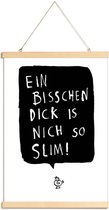 JUNIQE - Posterhanger Slim -40x60 /Wit & Zwart