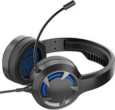 Stereo gaming - headset , ruisonderdrukkende over-ear-koptelefoon met microfoon, LED-licht, bas-surround, zachte geheugen-oorbeschermers