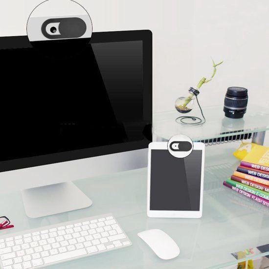 3x Webcam Cover |Zowel voor Laptop als voor Smartphones |Camera Privacy Bescherming | 1 Pack Zwart - Merkloos