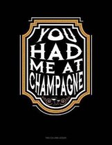 You Had Me At Champagne: Two Column Ledger