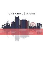 Orlando Skyline: 6x9 Graph Paper Notebook, 120 pages