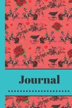 Journal: Beautiful Pink Style Cherubs, Hearts, Roses, And Birds Writing Gift - Lined JOURNAL, 130 pages, 6 x 9