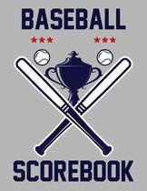 Baseball Scorebook: 100 Scorecards For Baseball and Softball Games