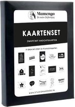 30x zwart/wit kaartjes (A6 formaat) - Kaartenset - Ansichtkaarten - Studio Mamengo