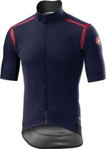 Castelli Gabba Ros Fietsjack - Maat M  - Mannen - donker blauw/rood