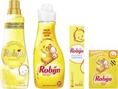 Robijn Zwitsal Wasmiddel 700ml + wasverzachter 750ml geurstokjes 45ml + geurbuiltjes 3stuks