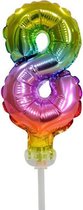 Helium cijfer ballon 8