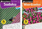 Puzzelsport - Puzzelboekenset - Sudoku 2-4* & Woordzoeker 3*  - Nr.1