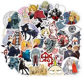 Mix van  50st Unieke Full Metal Alchemist Anime Cartoon Stickers