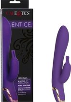 Entice Isabella - Purple - Silicone Vibrators - Rabbit Vibrators
