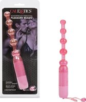 Waterproof Vibrating Pleasure Beads™ - Pink - Anal - Butt Plugs & Anal Dildos