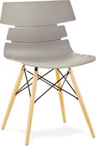 Alterego Moderne, grijze stoel 'SOFY' in Scandinavische stijl