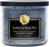 Village Candle - Leather & Musk Noir - Gentlemen’s Collection - 105 Branduren