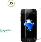 Fooniq Screenprotector 3x - Premium Kwaliteit - Geschikt Voor Apple iPhone 7/8 Plus