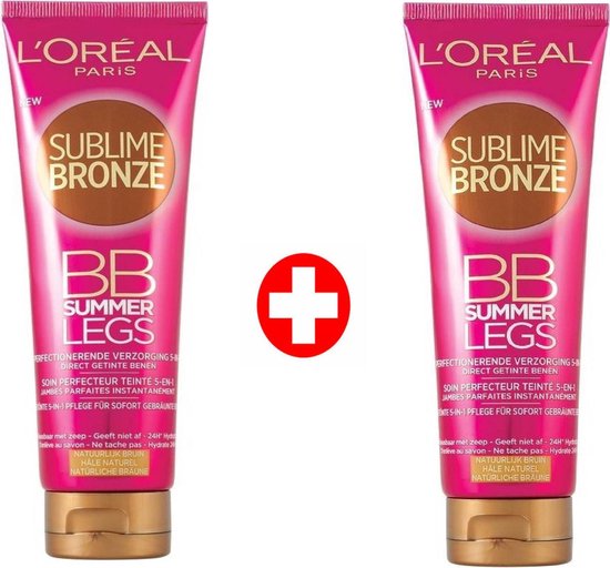 L'Oréal Paris Sublime Bronze BB Summer Legs - 150 ml - Marron Naturel 2  Pièces | bol.com