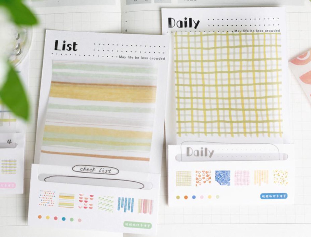 Mooie weekplanners en handige notitieblokken