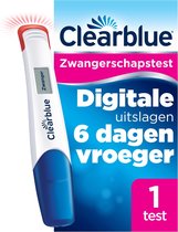 Clearblue zwangerschapstest digitaal ultravroeg (6 dagen vroeger) - 1 digitale zelftest