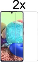 Samsung A71 Screenprotector - Samsung Galaxy A71 Screen Protector Glas - 2 stuks