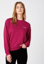 Wrangler RETRO SWEAT CERISE Dames SWEATSHIRTS L