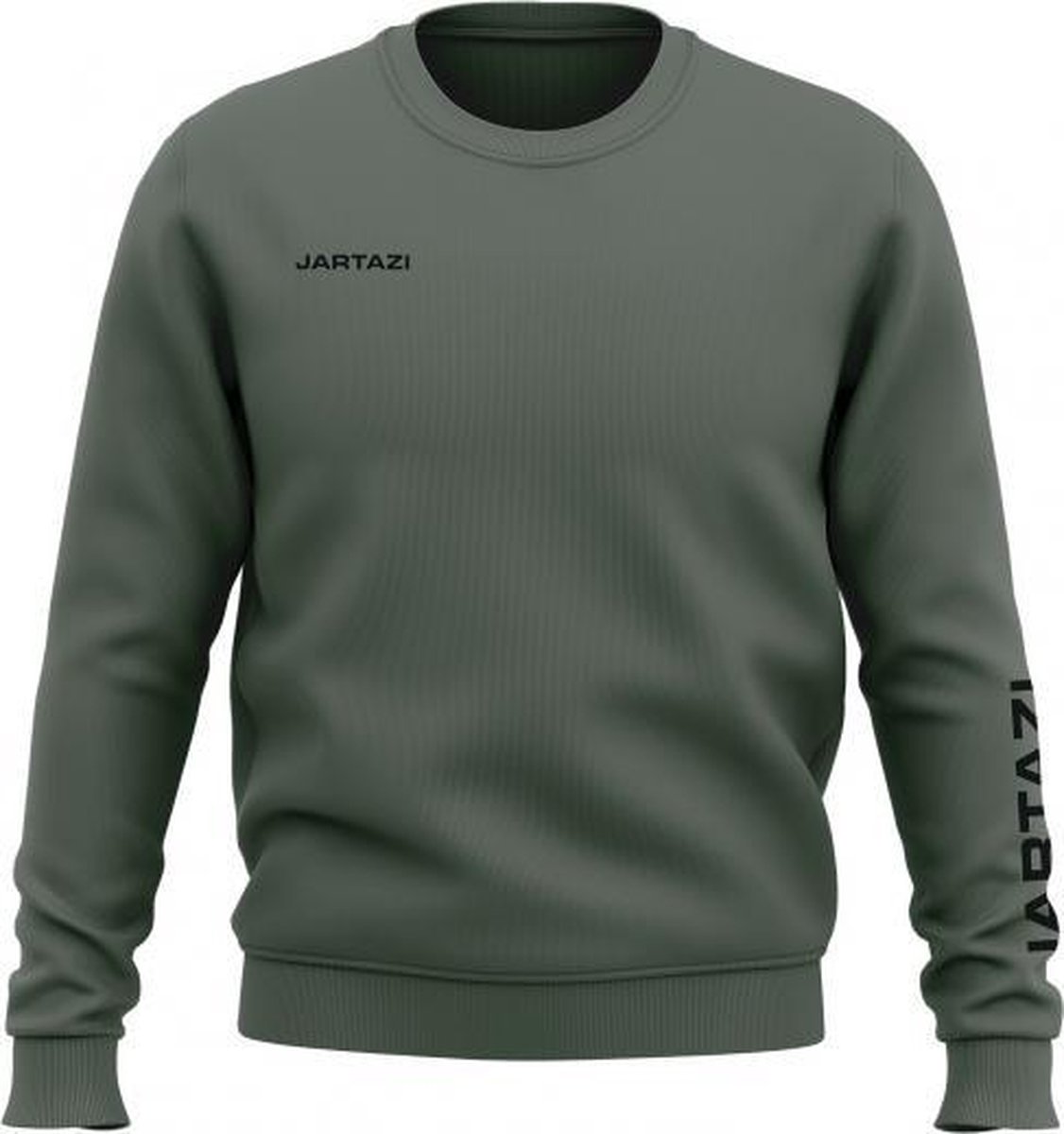 Jartazi Sweater Premium Crewneck Katoen/polyester Blauwgrijs Mt S