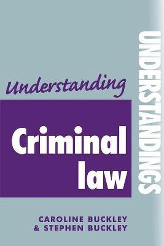 Understandings- Understanding Criminal Law - cover