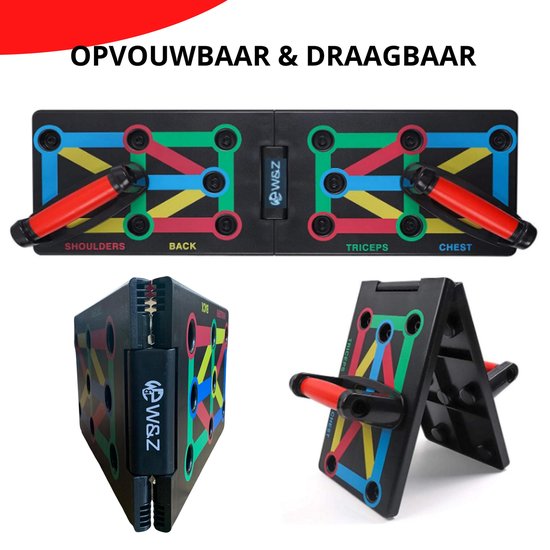 Push Up Boards Multifunctionele Push Up Boards Met Weerstand Band Fitness Training Apparatuur Set Voor Spieropbouw