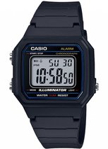 Casio  W-217H-1AVEF Horloge - Kunststof - Zwart - Ø 40 mm