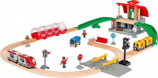 BRIO Centraal Stationset - 33989 - Treinbaan