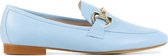 Stefano Lauran Instappers Dames - Instapschoenen / Damesschoenen - Leer   - S1061 - Sky - Maat 37