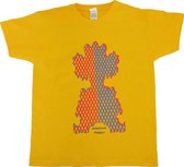 Anha'Lore Designs - Clown - T-shirt - Geel - 9/11j (140)