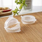 Raviolimaker - Dumpling Maker - ravioli - deeg gerechten - Deeg pers - 7cmx10,5cm - Transparant