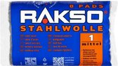 RAKSO Staalwol - 8 pads - 1 middel