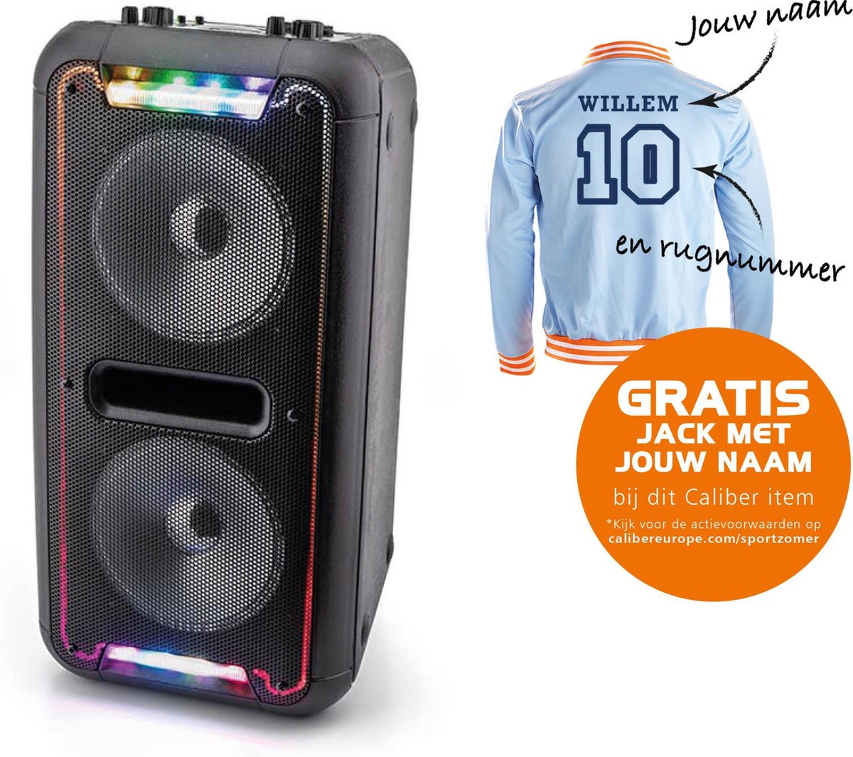 caliber hpa502btl zwart bluetooth party speaker uitzoeken en kopen met