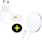 iPhone 12 oplaadstekker 20W USB-C Power oplader met Magsafe Geschikt voor Apple iPhone 12 - Apple iPad - USB-C Apple Magsafe|Snellader iPhone 12 / 11 / X / iPad / 12 Pro Max / iPho